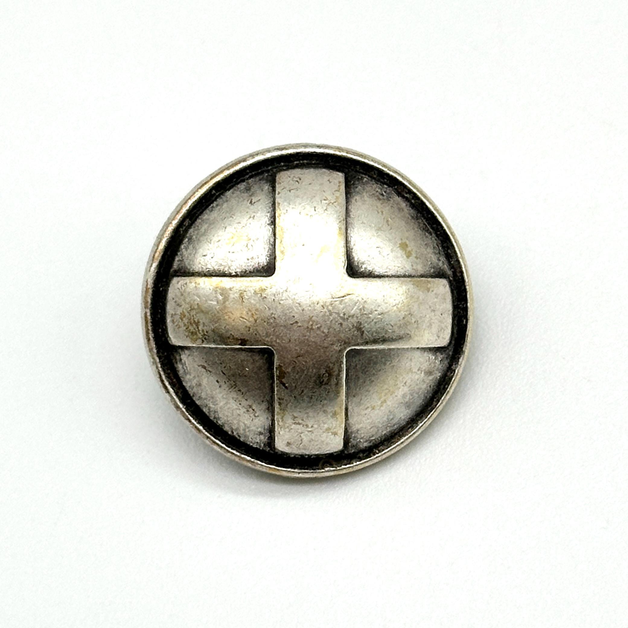 値下限界OX JEWELRy Silver Button Badge SMALL OX JEWELRy Silver Button Badge SMALL | MB -ther