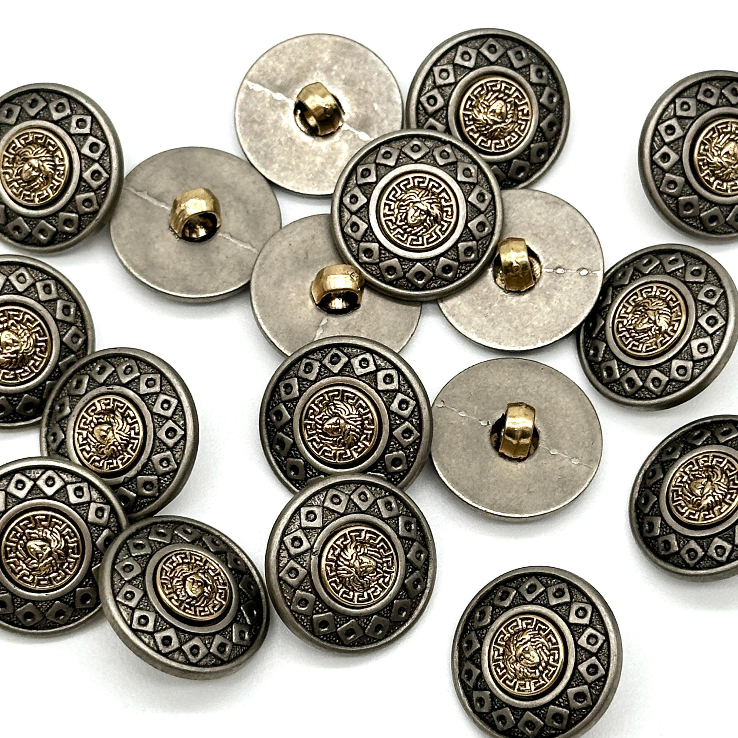 ヴィンテージ メタル シャンク ボタン 12 個 | ジャケット