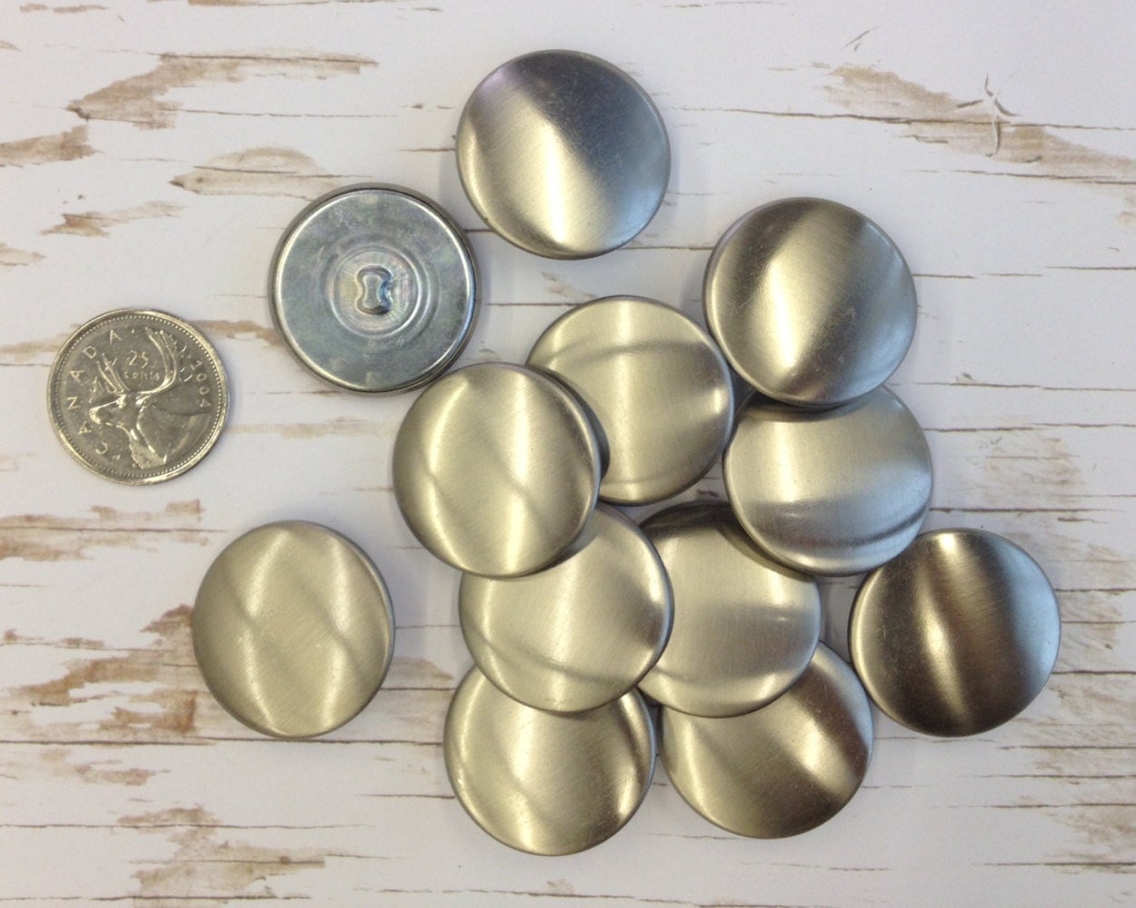 24mm Metal Shank Buttons, Pearl Buttons, Vintage Style Buttons, Silver and  Gold Shank Buttons, Clothing Buttons, Sewing Button #1M168