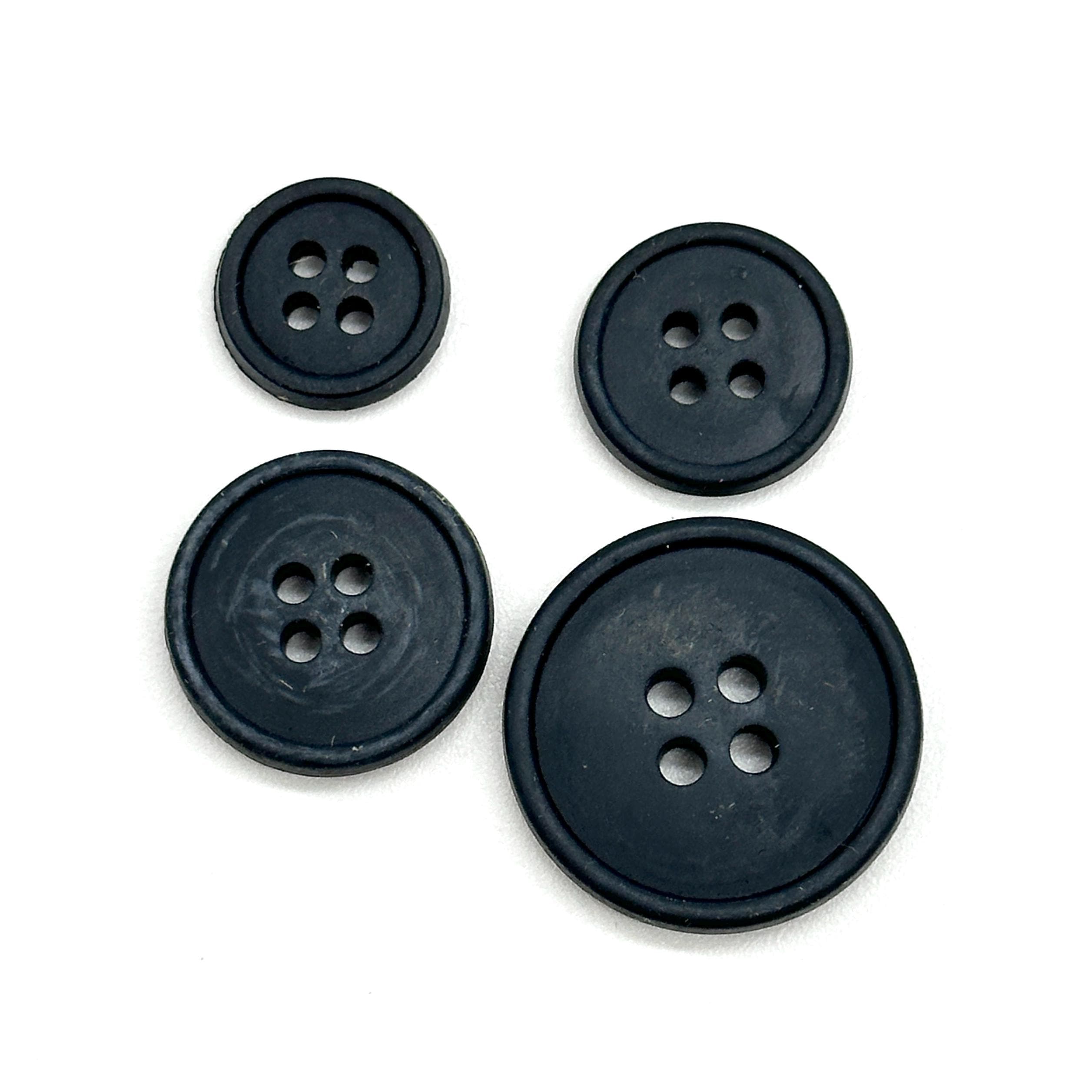Vintage Rubber Buttons: Assorted Colors, Four Hole - Made in France ...