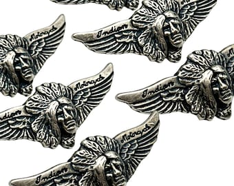 ヴィンテージ昆虫型メタルシャンクボタン：裁縫・工作用品、12個セット