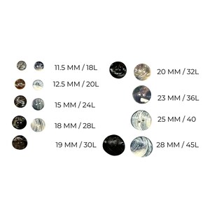 12 Vintage 2-hole Mussel Shell Buttons in Brown or Blue | Antique ...