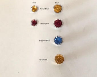 12 Bottoni Con Strass Argento Per Abbigliamento – Cristallo 15mm Da Cucire, Per Fai Da Te E Decorazioni Matrimonio