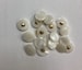 1 Dozen Vintage Mother of Pearl Buttons With self shanks A7982 