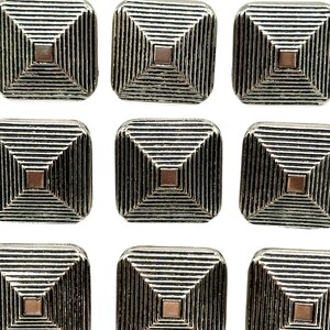 Pyramids Set of pin buttons