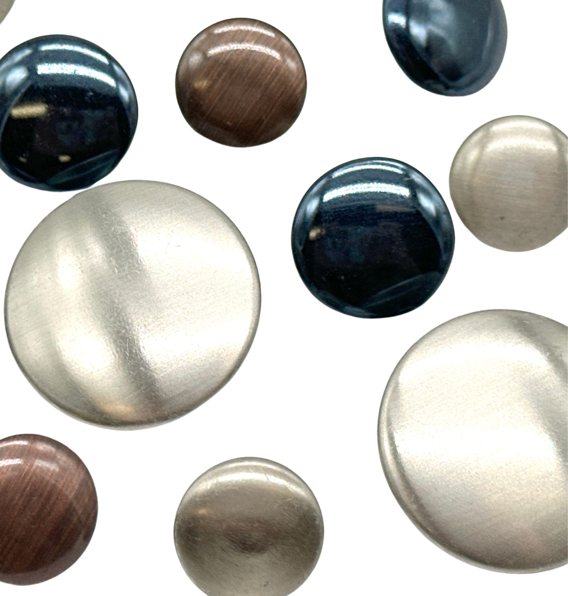 * antique ୨୧   *  脚付き ボンボニエール 6 Vintage Gold Spiral Shank Buttons: Italian-made Sewing