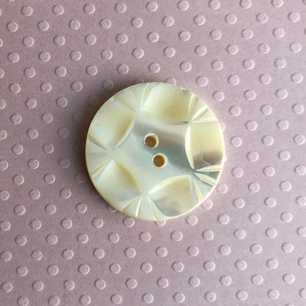 One Package (6 Buttons)  2-Hole Mother of Pearl Buttons A8482- Several Sizes Available.