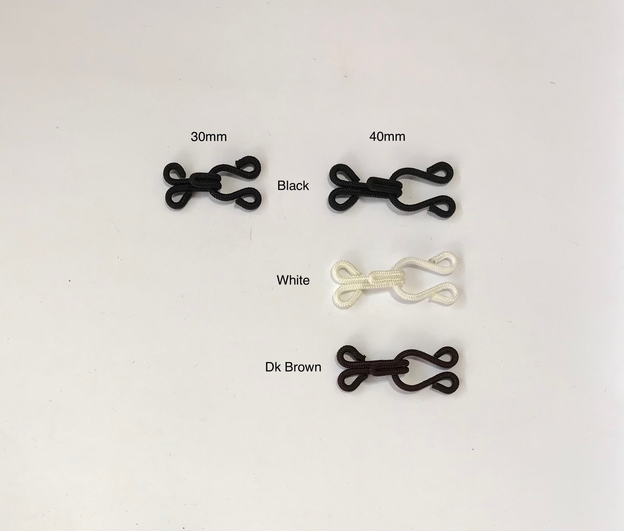 Bodice hooks and eyes – Mill Creations