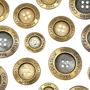 Vintage Paris Buttons - Etsy