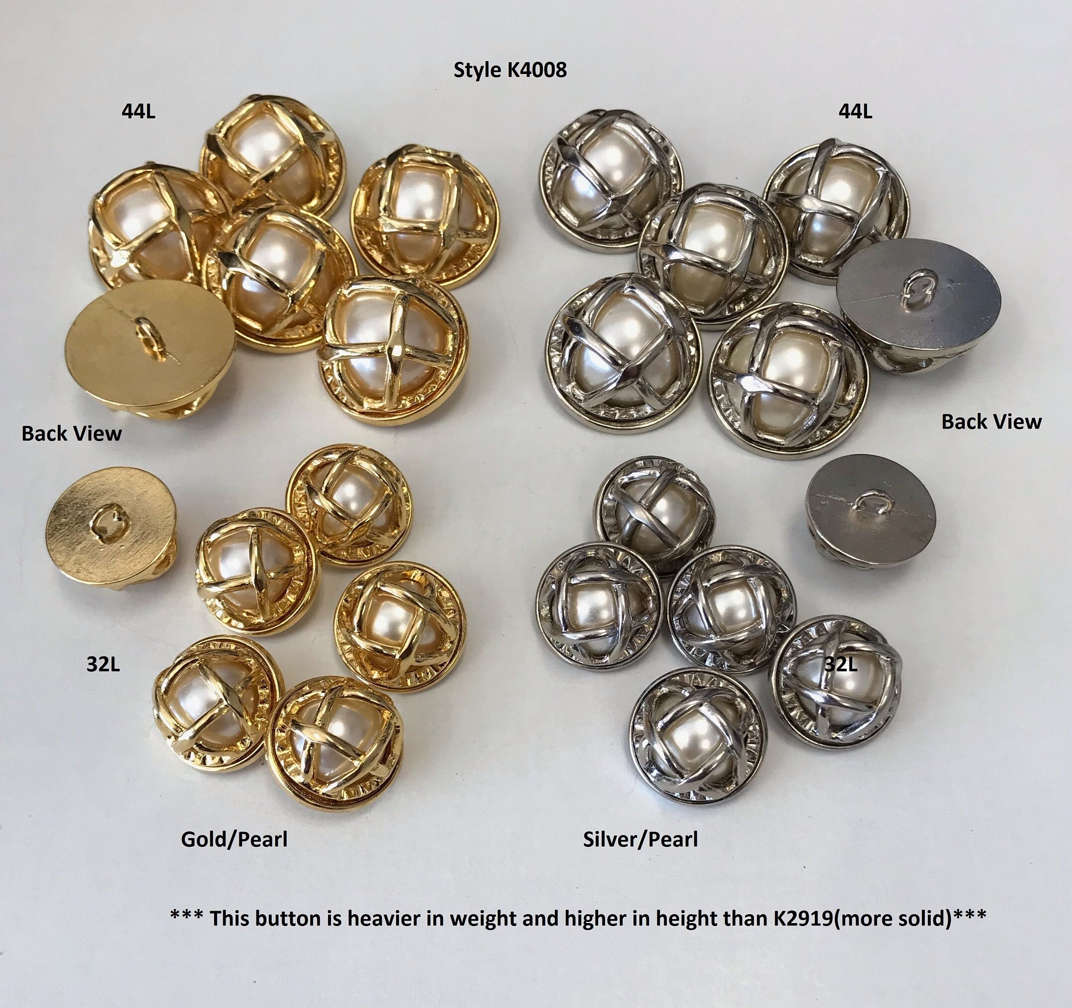 Chanel Buttons Set Of 19 Buttons, #1965968754