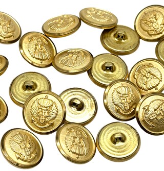 20 Bottoni Da Cucito In Metallo Con Ancora, Colore Oro, 20 Mm, Accessori Fai Da Te Per Abbigliamento E Scrapbooking