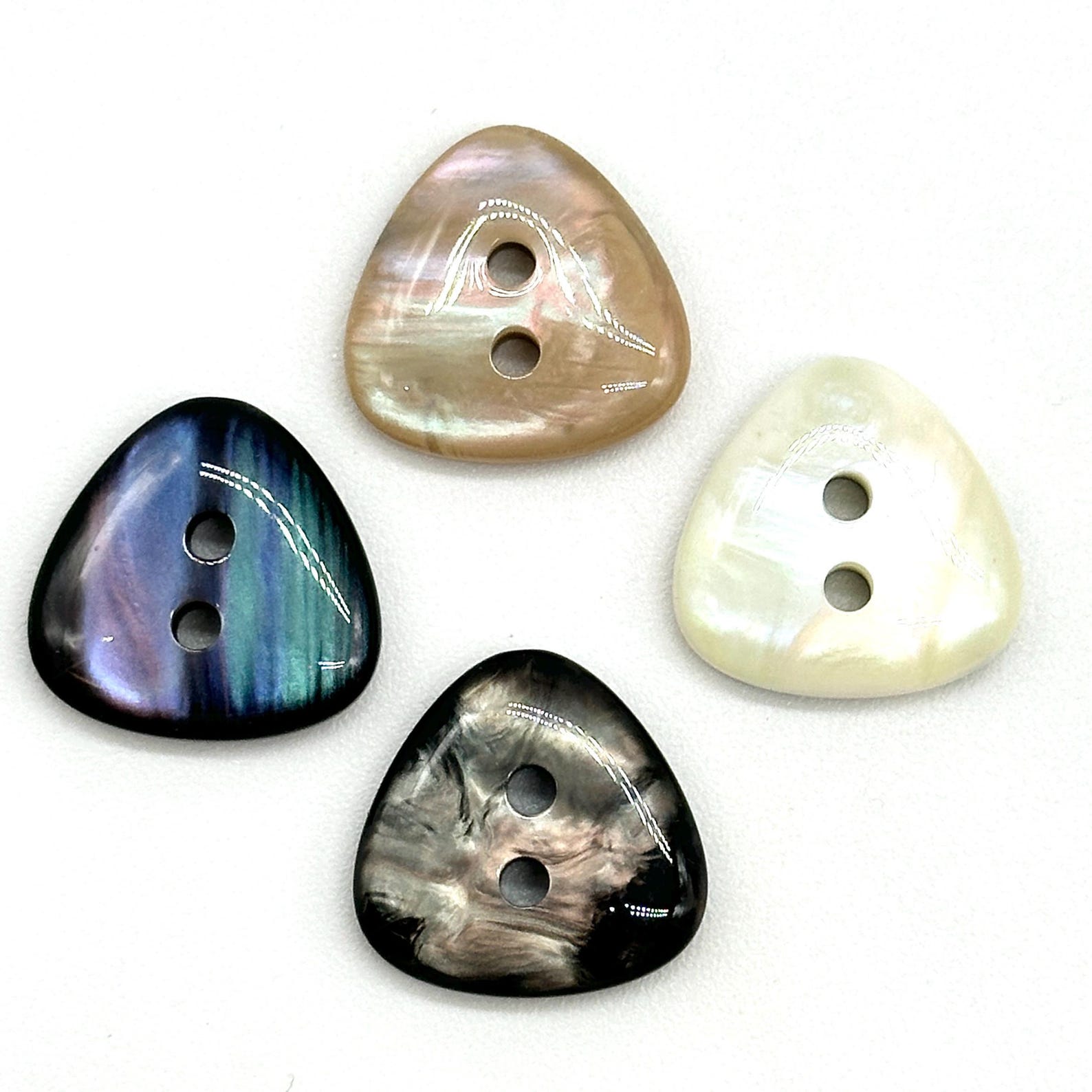 Triangular Back Button 12 Vintage Triangle Imitation Pearl Buttons: Sewing & Crafts - Etsy
