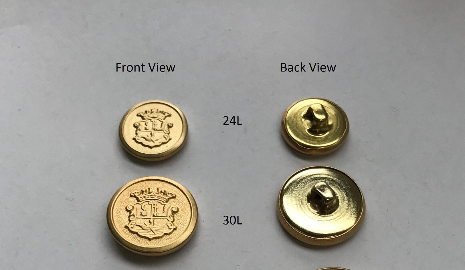 6 X Heavy Dark Bronze Metal Coat of Arms Buttons, Crest Buttons, Metal  Military Buttons, Metal Insignia Buttons, Bronze Coat Buttons 