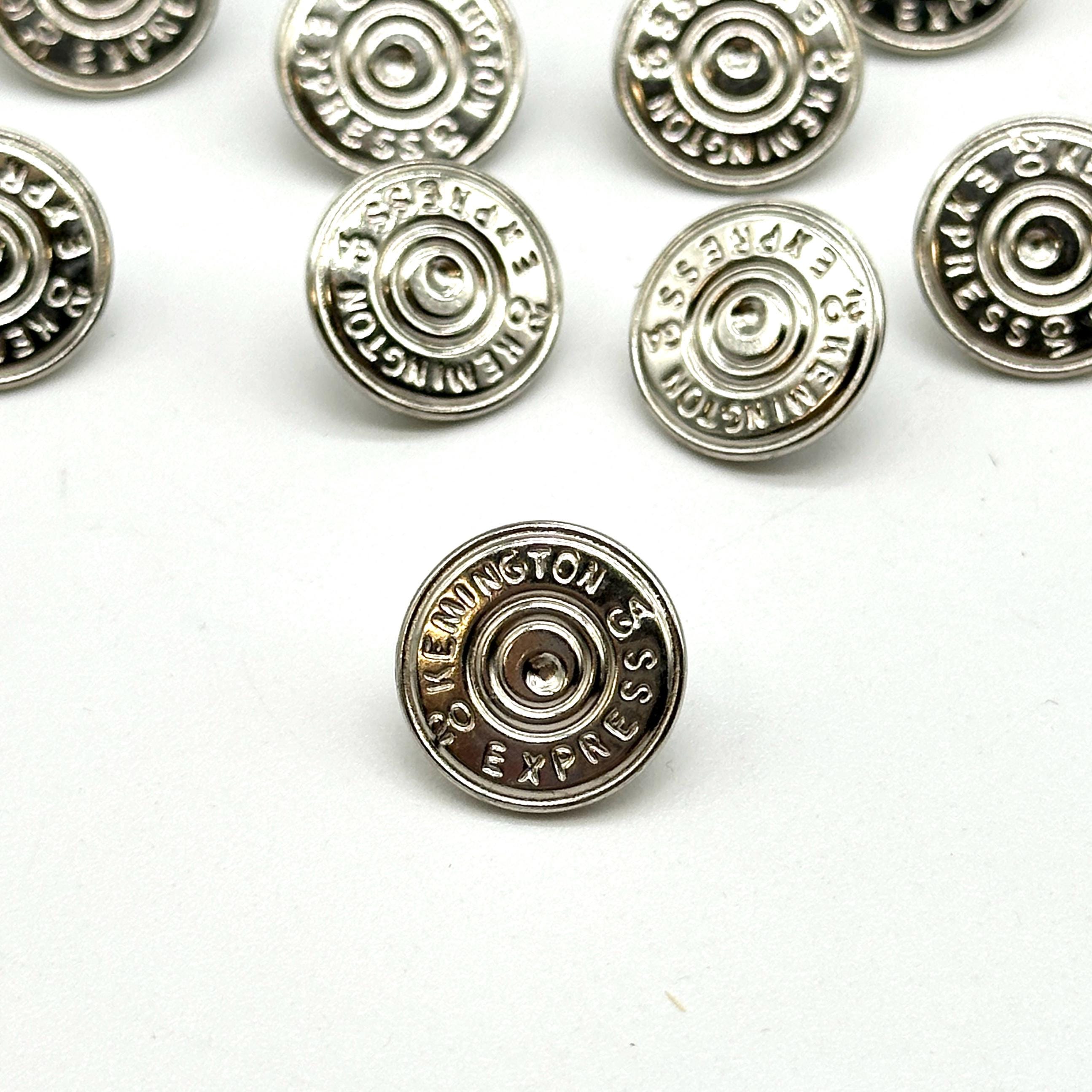 Brilliant-Cut Button Stud Earrings | Sterling Silver
