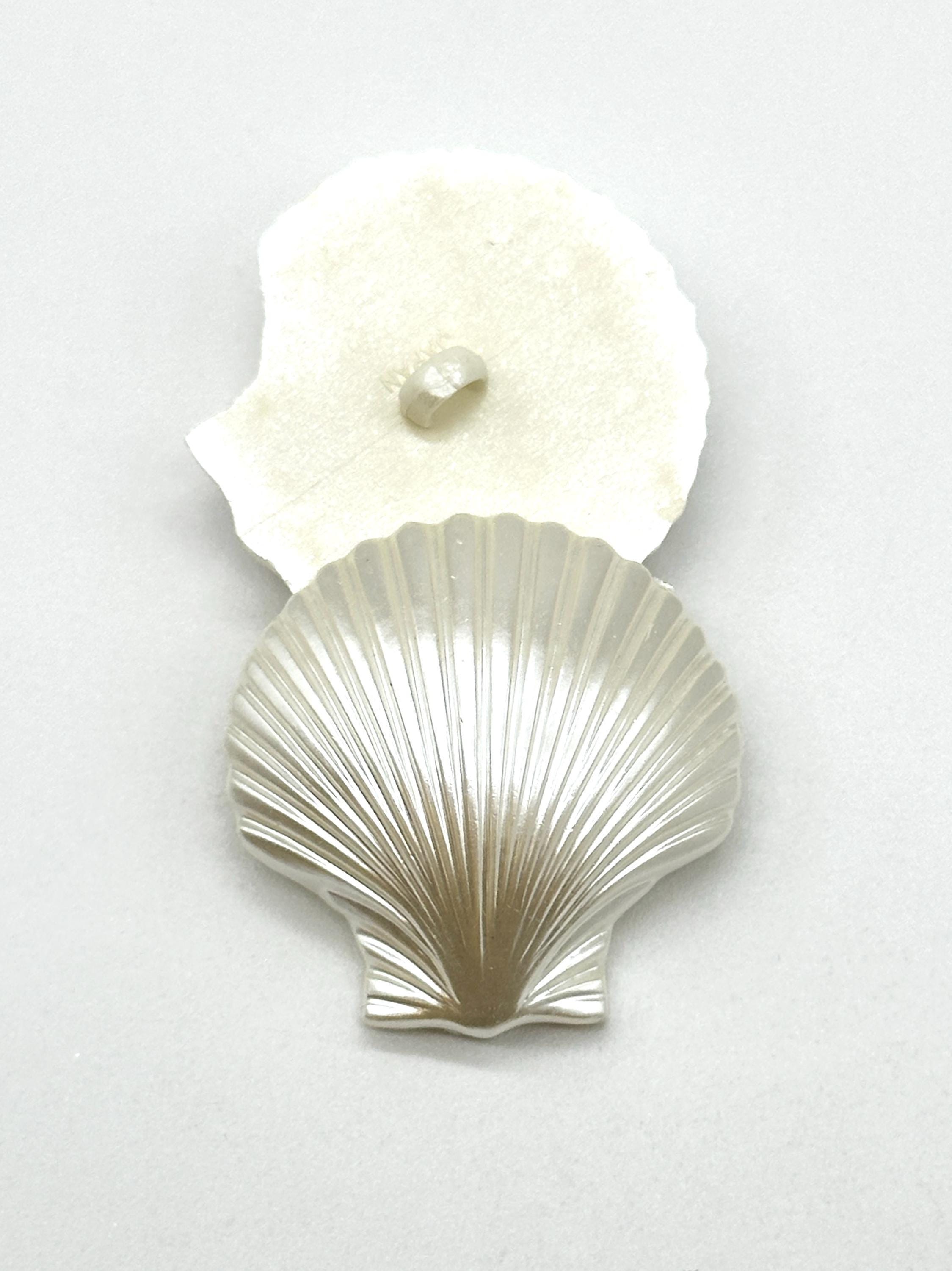 Vintage Pearlized Seashell Buttons: Italian Nylon Sewing Crafts (30mm ...