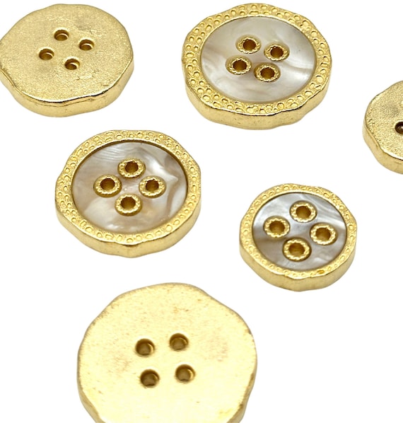 Set Di 10 Bottoni Automatici In Metallo Di Grandi Dimensioni In Rame, Bottoni In Tessuto Per Soprabito, Abbigliamento, Accessori Per Cucire, 23mm - 14