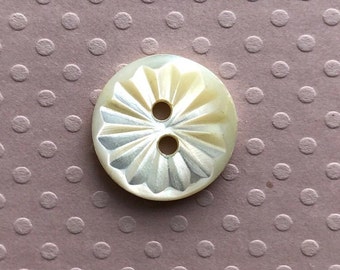 Vintage Mother of Pearl Buttons, Lot of 50 Antique Sewing Buttons