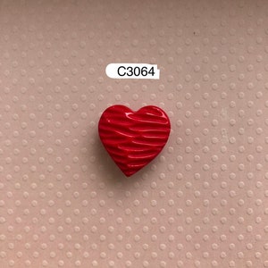 One Package (12 Buttons)"Red Heart" Vintage Shank Buttons(C3064) Several Sizes Available.