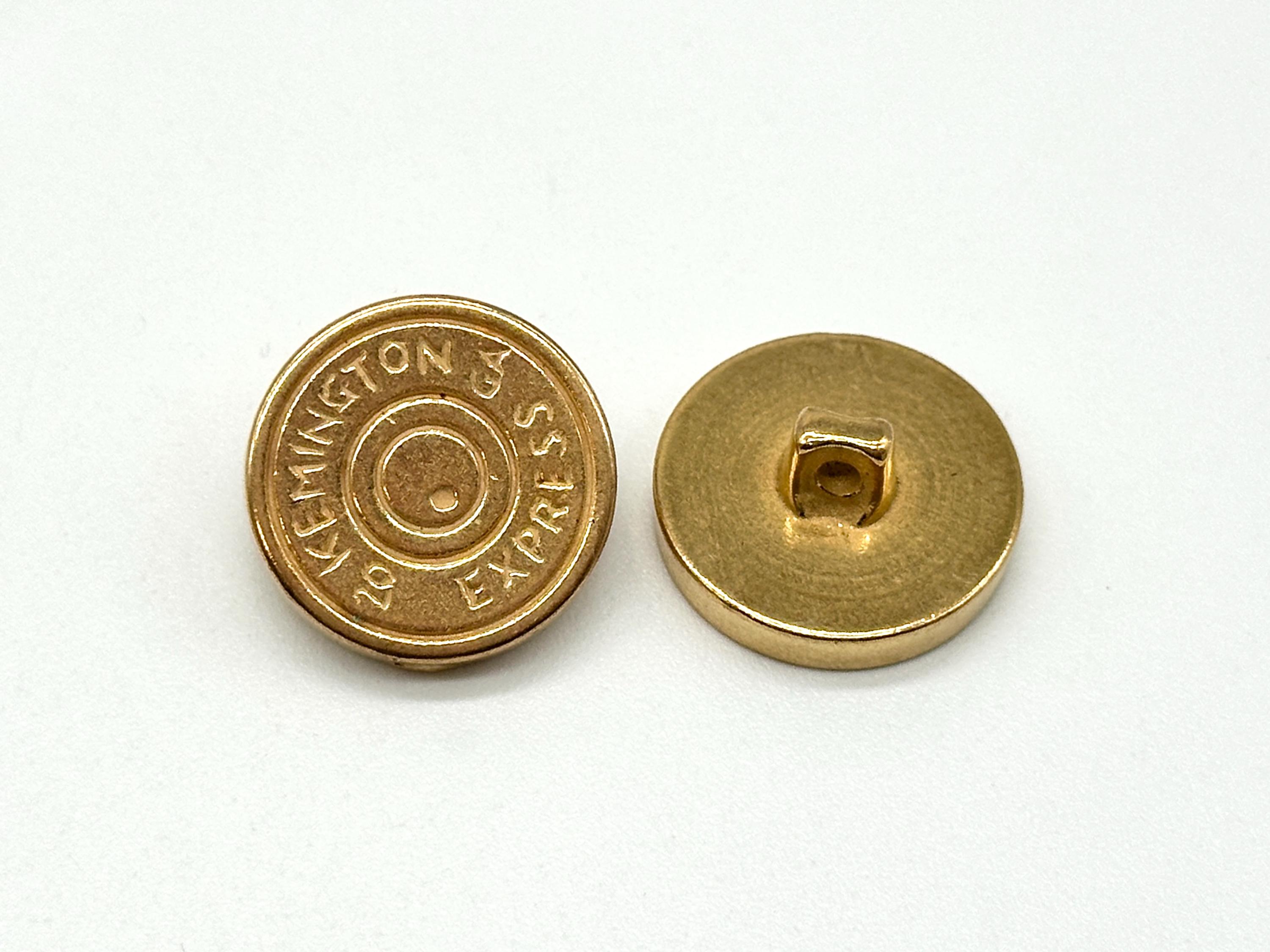 ゴールド　カフリンクス　ヴィンテージ 12 Pcs Vintage Gold Metal Shank Buttons | Kemington Express