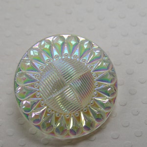 12 Buttons(1 package) Vintage "Iridescent" Multi color Nylon Shank Buttons(C3619) Several Sizes Available.