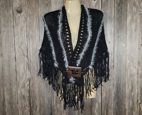 ***NEW*** GREY EYELASH KNITTED WRAP //SHRUG SIZE 20***