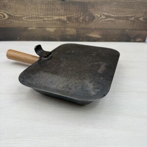 Vintage DJ EPNS Japan Silent Butler Pan with Lid and Wood Handle image 2