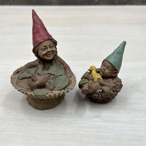 1984 Tom Clark Gnome Earnie and Bubbles Edition 74 and 60 Cairn