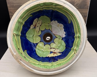 Sherle Wagner Italy Butterflies and Lily Pads Decorative Undermount Sink