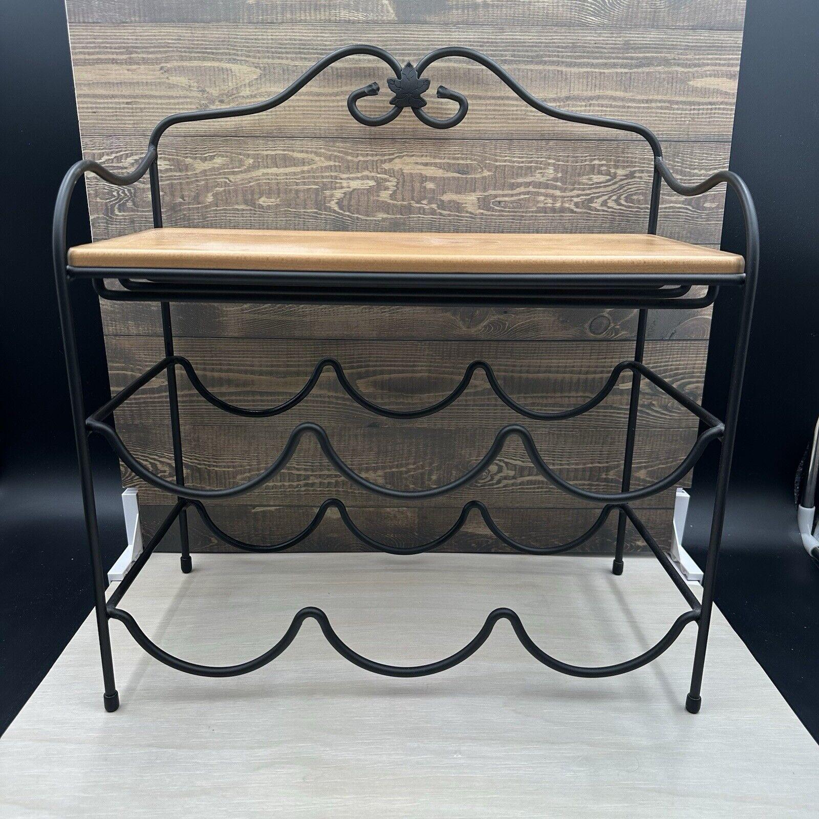 Longaberger Wrought Iron Tabletop Wine and Beverage Center With