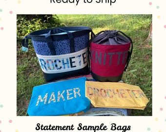 New | The Statement Bags • Sample Bags |