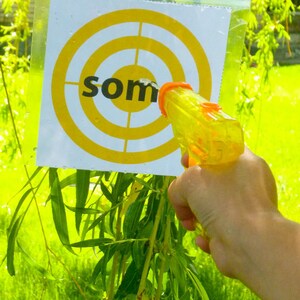 Target Practice Sight Word Game for Pre-Kindergarten through Kindergarten