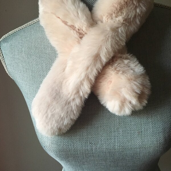 Monday Flash sale 8.88 Faux Fur Scarfs, faux fur scarves, faux fur stoles, faux fur pull through scarves,