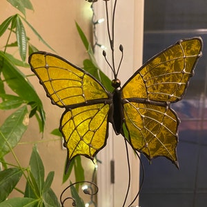 Butterfly, Stained Glass, Stained Glass Butterfly, Butterfly Suncatcher, Custom Stained Glass, Window Hangings, Unique Gift, Swallowtail