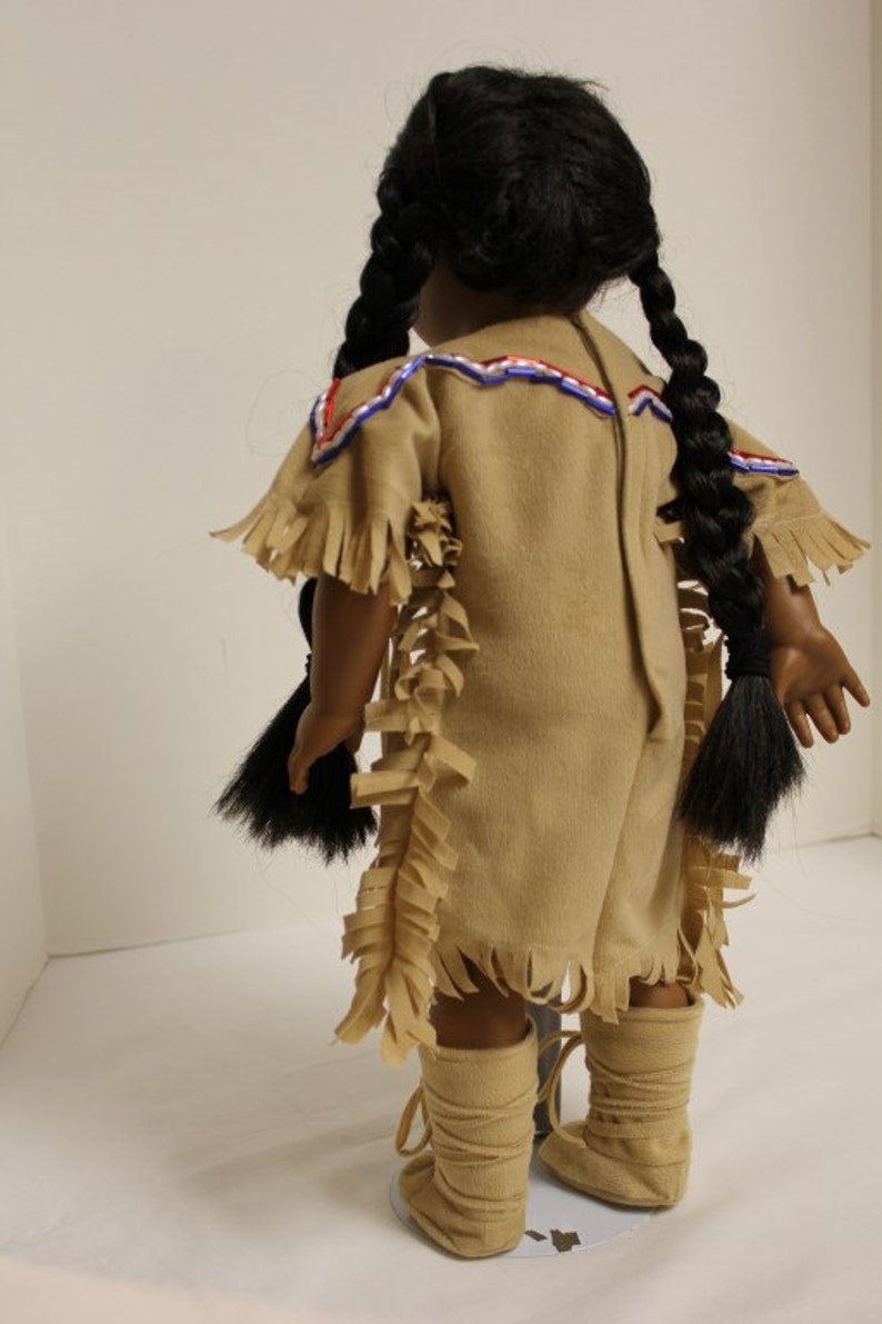 1760/'s Nez Perse Adorned Deerskin Dress