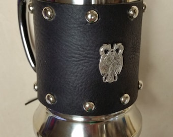 Stainless Steel Tankard (no leather) LARP SCA Renaissance Faire