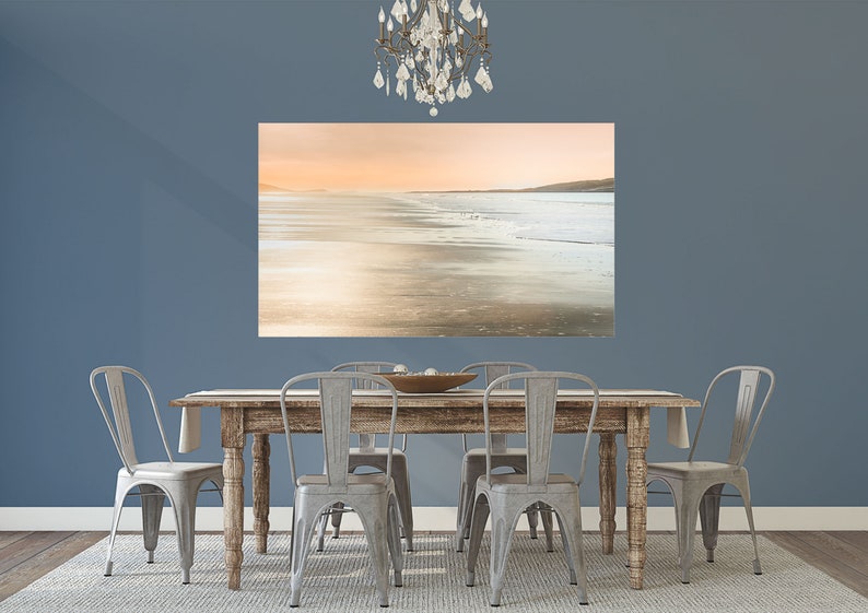 Extra large wall art rose gold art print oversized wall art Etsy