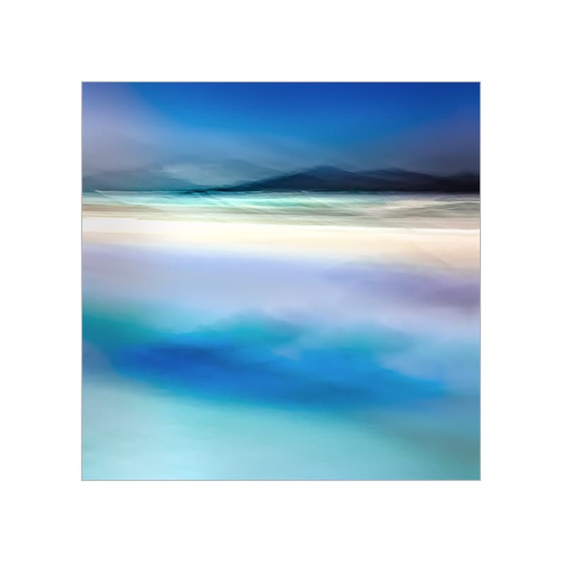 Turquoise, Teal, Calming Wall Art, Living Room Art, Oversize Art, Aqua Ocean Art, Coastal Wall Decor, Best Selling, Trendy Wall Art image 8