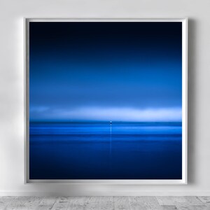 Blaue Abstrakte Extra Grosse Wandkunst Klassischen Blauen Etsy