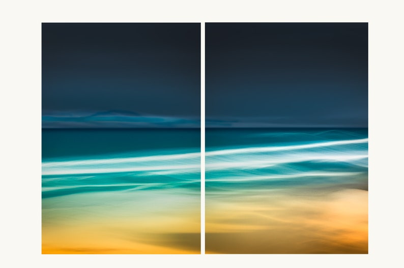 Teal and Navy Wall Art Ochre Canvas Art for Charcoal Walls Etsy