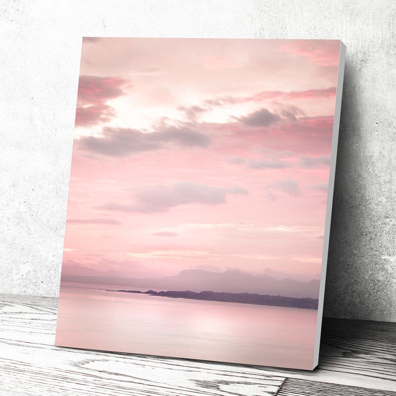 Blush Pink Blush pink wall art Oversized XXL Extra large Etsy