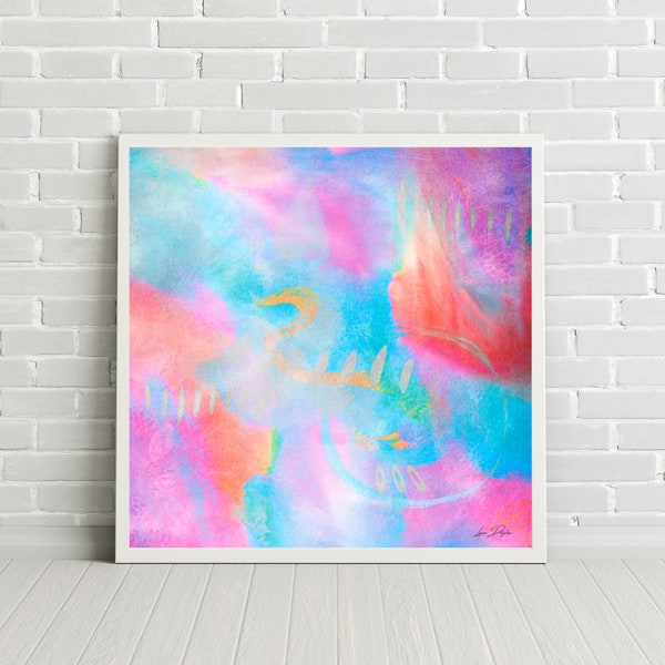 Hot Pink Wall Art Etsy UK