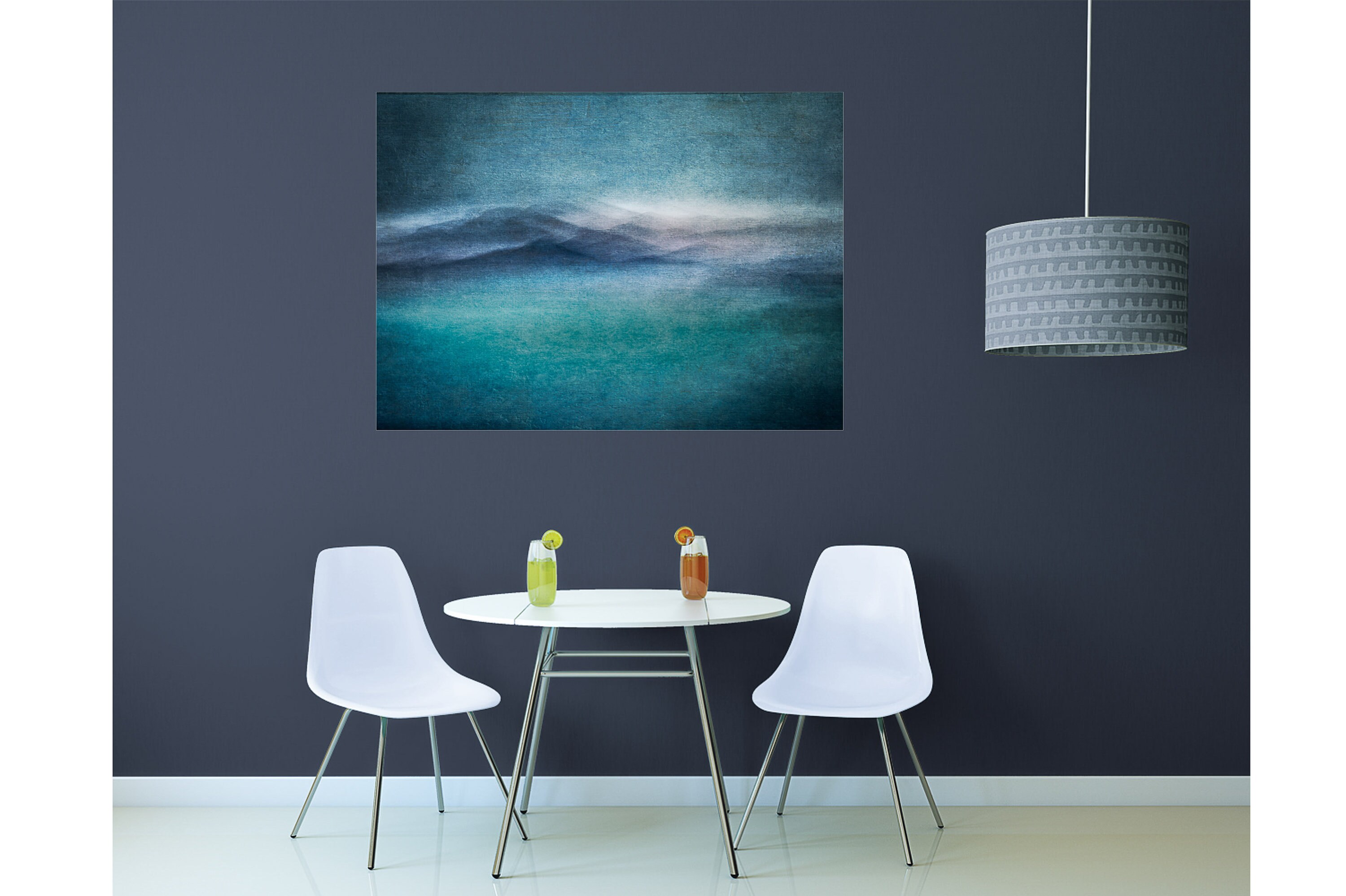 Teal wall art Teal art canvas extra large wall art ocean Etsy