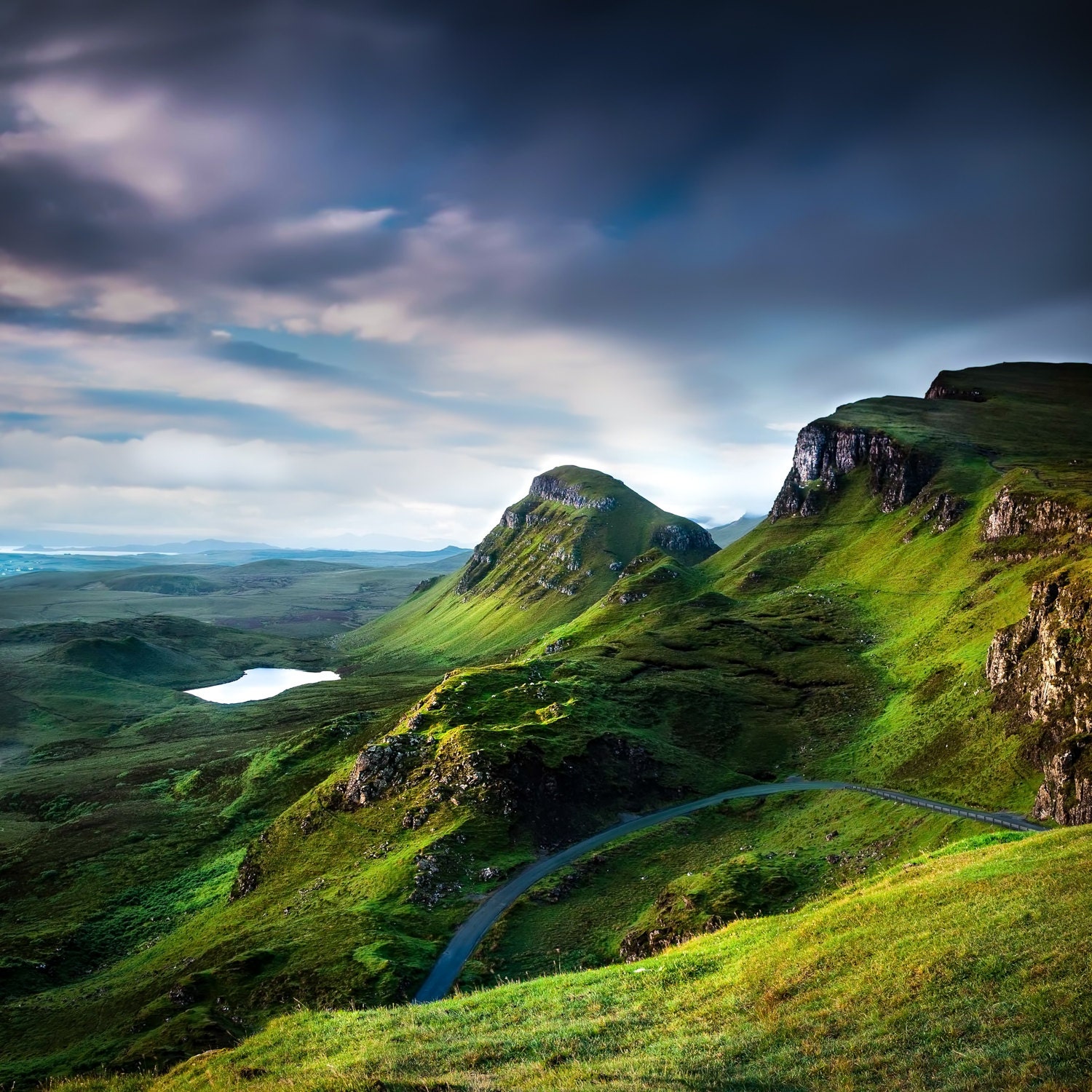 Escocia arte de pared de lienzo grande lienzo grande arte | Etsy