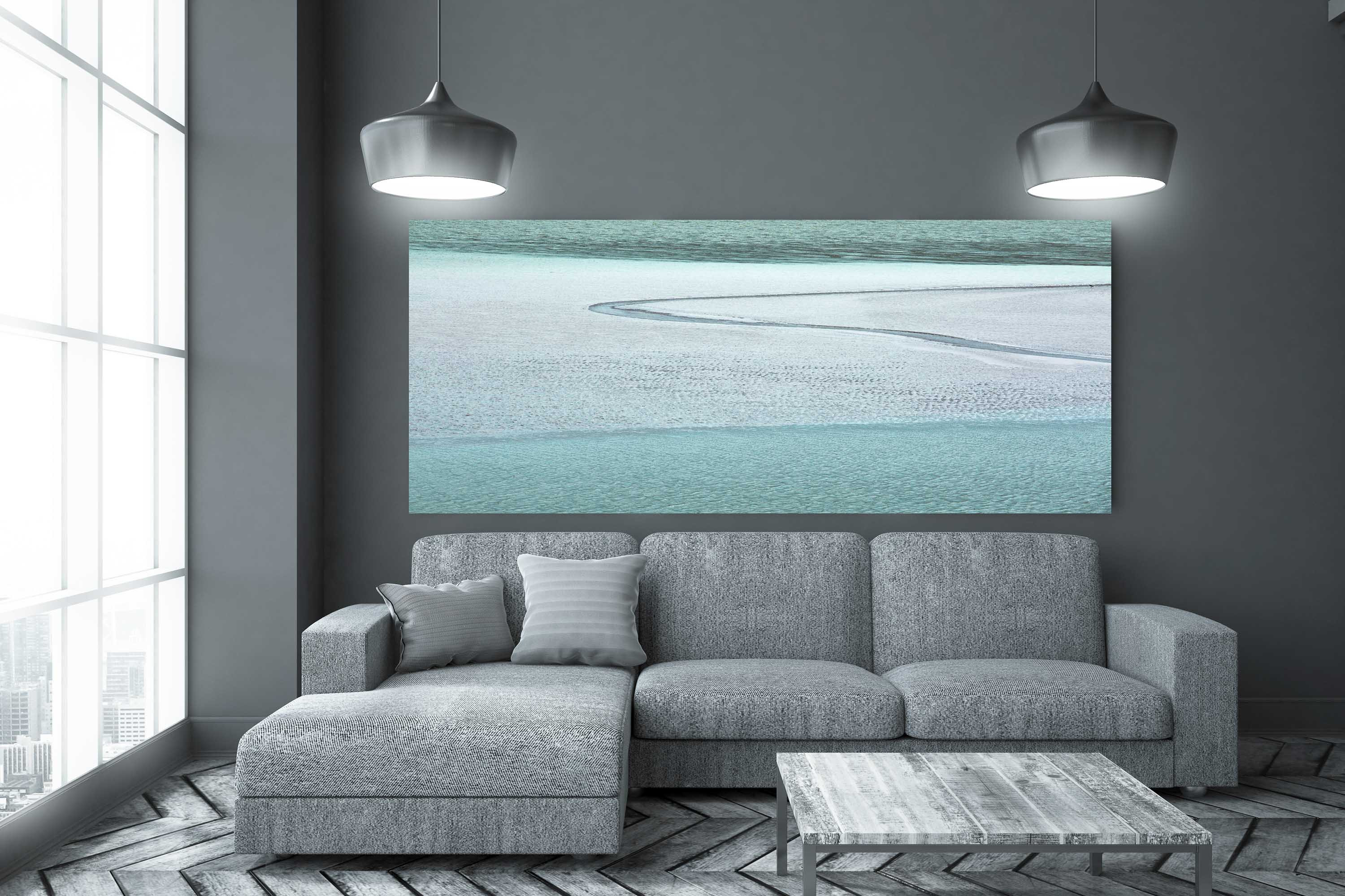 Oversized wall art Feature Wall Abstract Teal Abstract Etsy