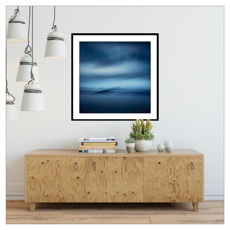 Classic Blue Blue Canvas Wall Art Extra Large Wall Art Etsy