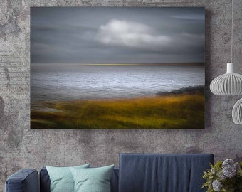 Extra large abstract landscape wall art for rustic living room: Art for over sofa or above bed,  Photography