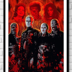 PINHEAD & CENOBITE Art Print – Hellraiser Tribute – door Scott Jackson – 3 maten