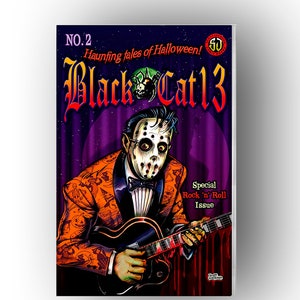 INSTANT DOWNLOAD - Halloween comics Black Cat 13 Tales of Halloween #2 SPECIAL Rock &#39;n&#39; Roll&quot; issue.