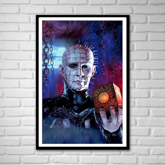 PINHEAD & PUZZLE-BOX Art Print – Hellraiser Icon – by Scott