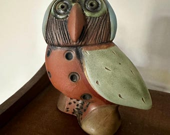 Susana Espinosa Puerto Rico Pottery Owl